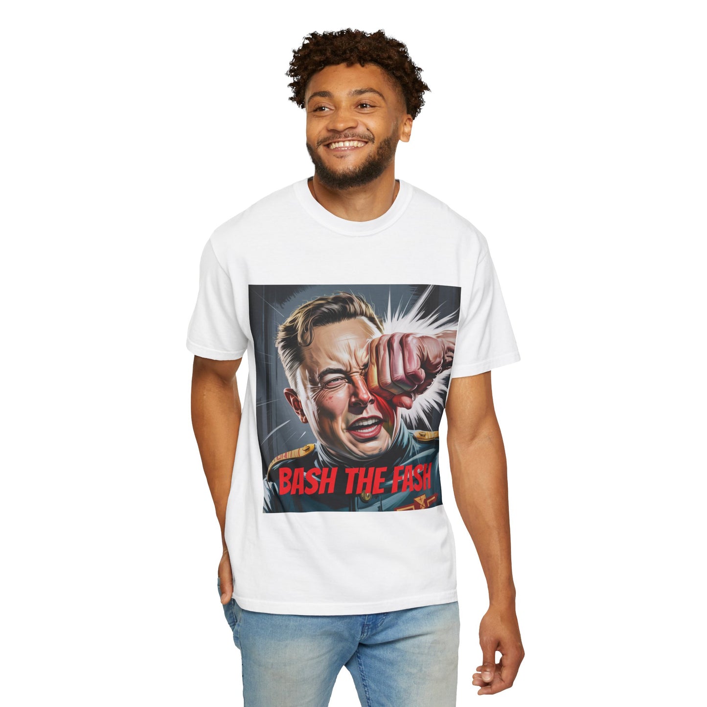 RESTOCK: "Bash The Fash" T-Shirt - Street Wear Great For Trolling Nazi's on Twitter, Brake Checking A Tesla, or Watching Another Space X Rocket Blow Up