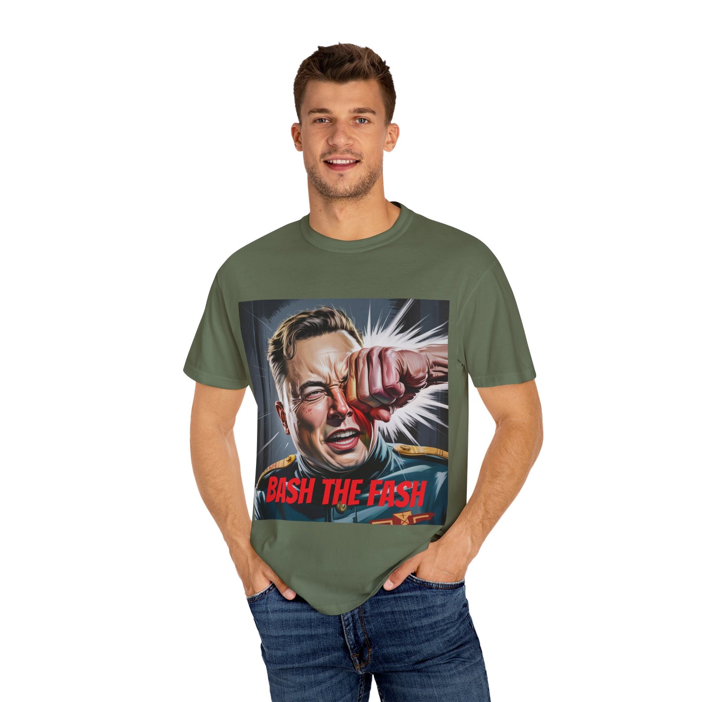 RESTOCK: "Bash The Fash" T-Shirt - Street Wear Great For Trolling Nazi's on Twitter, Brake Checking A Tesla, or Watching Another Space X Rocket Blow Up